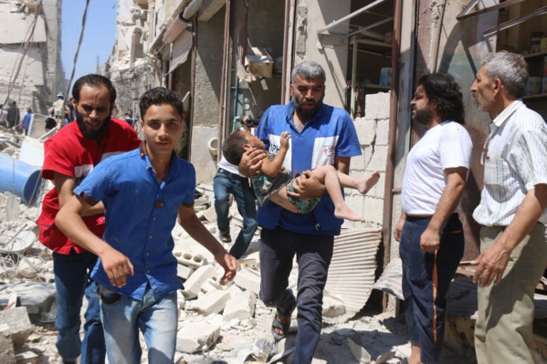 Quinze civils, dont 6 enfants, tués par des tirs rebelles à Alep