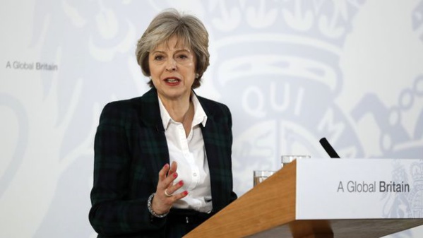 Theresa May veut un accord douanier entre le Royaume-Uni et l'UE