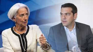 Lagarde (Fmi) et Tsipras (Grèce)