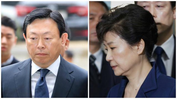 L'ex-présidente Park et le PDG du groupe Lotte inculpés
