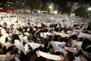 Argentine: ½ million de foulards blancs défilent contre l’impunité