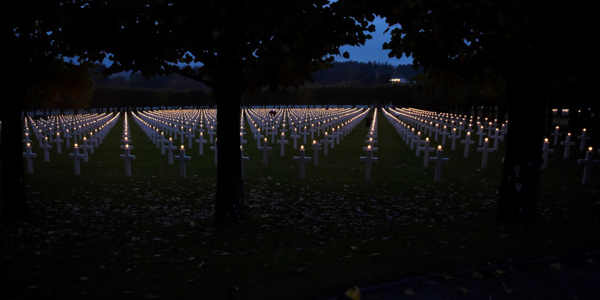 11 novembre: les tombes de 3.500 soldats américains illuminées dans la Meuse