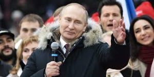 Présidentielle: Poutine promet des "victoires brillantes" à la Russie