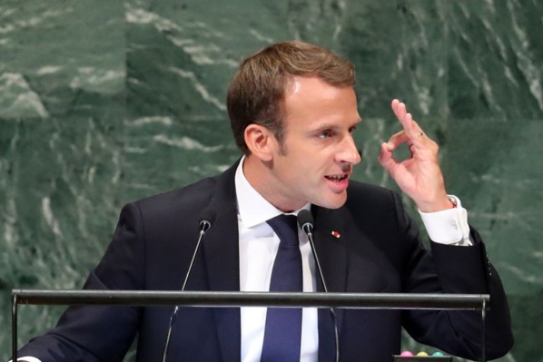 Macron dénonce "la loi du plus fort" à la tribune de l'ONU