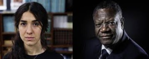 Le Nobel de la paix au Congolais Denis Mukwege et à la Yazidie Nadia Murad