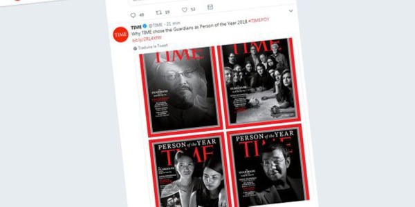 Khashoggi et d'autres journalistes personnalités de l'année pour le magazine Time