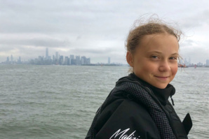 Greta Thunberg est arrivée à New York où elle participera au sommet de l’ONU sur le climat