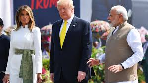 Trump accueilli en grande pompe en Inde