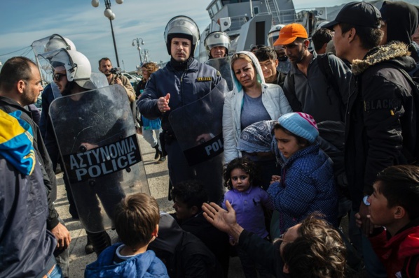 Deux Grecs condamnés après les violences contre les ONG à Lesbos