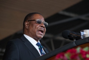 Le président Peter Mutharika