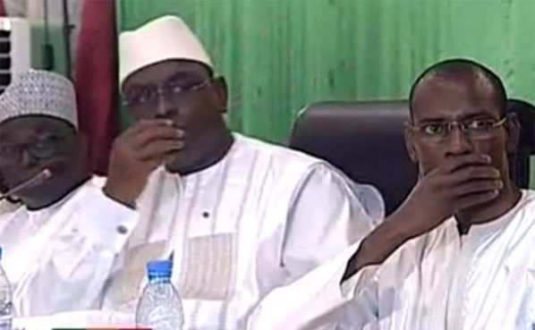 Le Président Macky Sall et son ministre des Finances et du Budget Abdoulaye Daouda Diallo