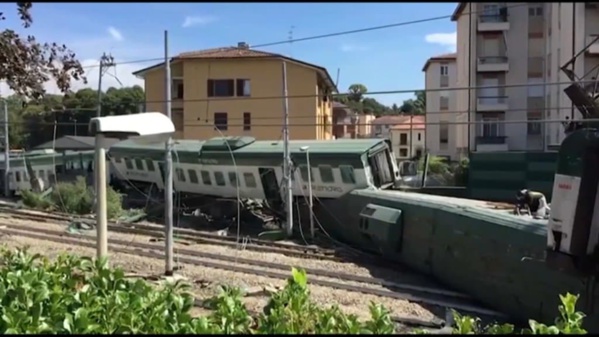 Italie : Un train part sans son conducteur et déraille