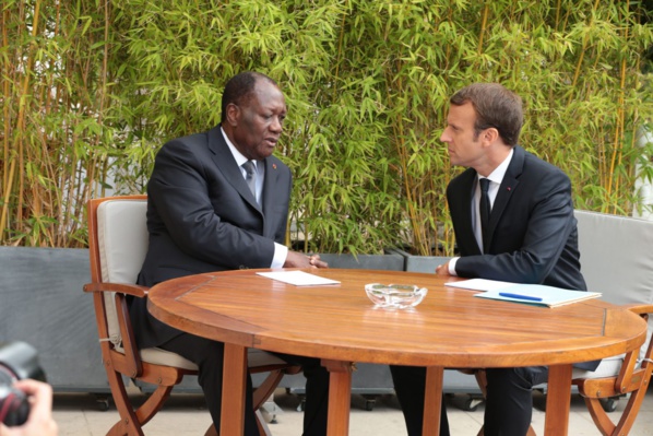 Côte d’Ivoire : Macron reçoit Ouattara à l’approche d’une présidentielle à problèmes