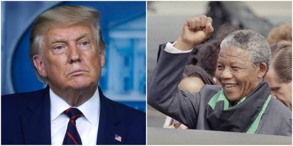 Quand Donald Trump "insulte" la mémoire de Mandela, la colère gronde en Afrique du Sud