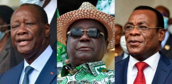 Ouattara, Bédié et Affi Nguessan.