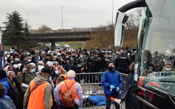 France : un important campement de migrants est évacué