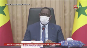 Le Président Sall justifie le retour de l’état d’urgence sanitaire et du couvre-feu partiel à Dakar et Thiès