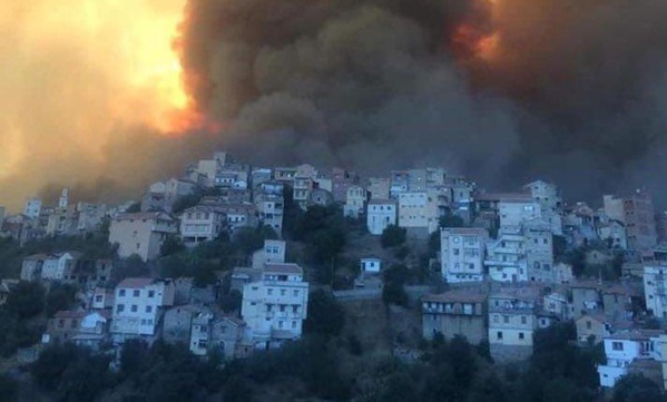 Algérie : des incendies attisés par la canicule font plusieurs morts en Kabylie