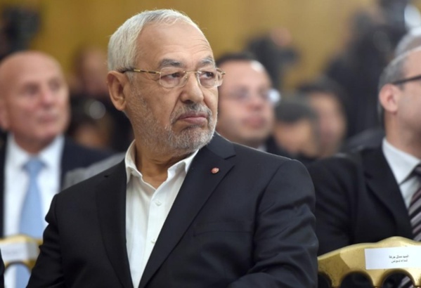 Rachid Ghannouchi, ex président de l'Assemblée nationale et chef du parti Ennahda