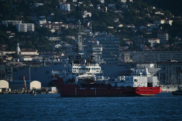 Le débarquement des migrants terminé, l'Ocean Viking a quitté Toulon