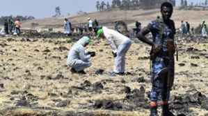 Sur les lieux du crash du Boeing d'Ethiopian Airlines