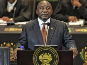 Le président sud-africain Cyril Ramaphosa