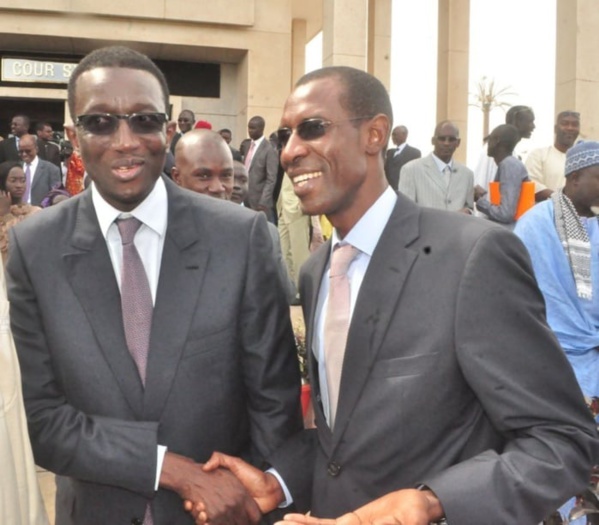 Amadou Bâ (premier ministre, a gauche) et Abdoulaye Daouda Diallo (photo d'archives)