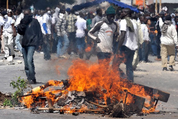 Un manifestant pro Sonko à Dakar le 1er juin 2023