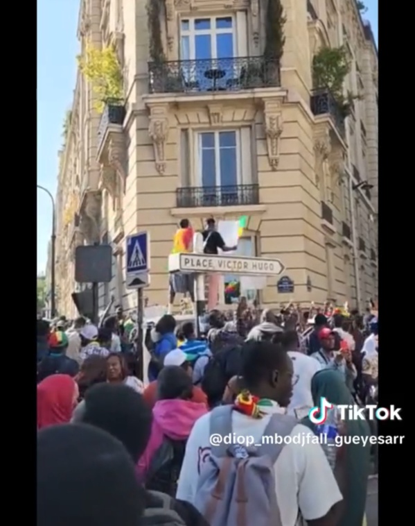 Manifestations des Sénégalais sur la place Victor Hugo à Paris ce samedi 3 juin 2023