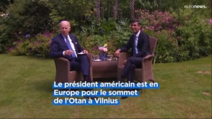 En visite éclair avant l'Otan, Joe Biden vante les liens avec Londres et rencontre le roi