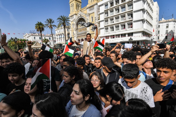 Manifestations de soutien aux Palestiniens en Cisjordanie et dans des pays arabes