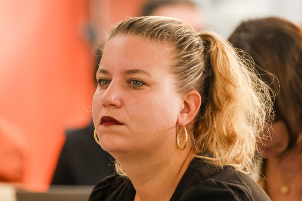 Mathilde Panot, vice-presidente du groupe parlementaire LFI à l'assemblée nationale française