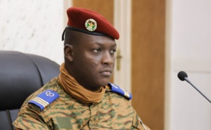 Le capitaine Ibrahim Traoré, président du Burkina Faso