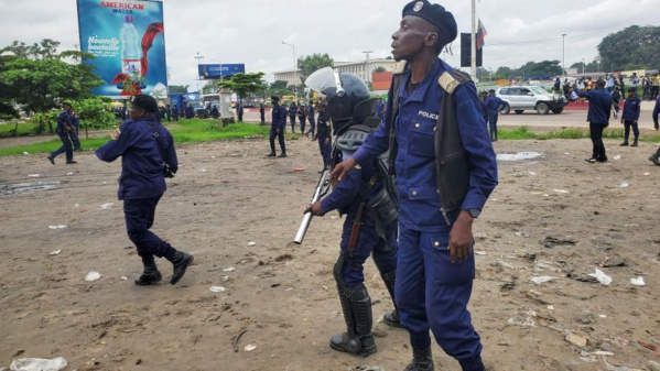 RD Congo - La police empêche une manifestation interdite contre le processus électoral