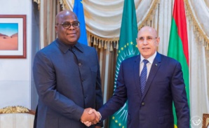 En visite à Nouakchott, Tshisekedi espère un engagement renforcé de l'UA dans le processus de paix en RDC