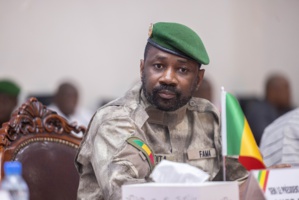 Le colonel Assimi Goïta, chef de la junte et de l'Etat du Mali