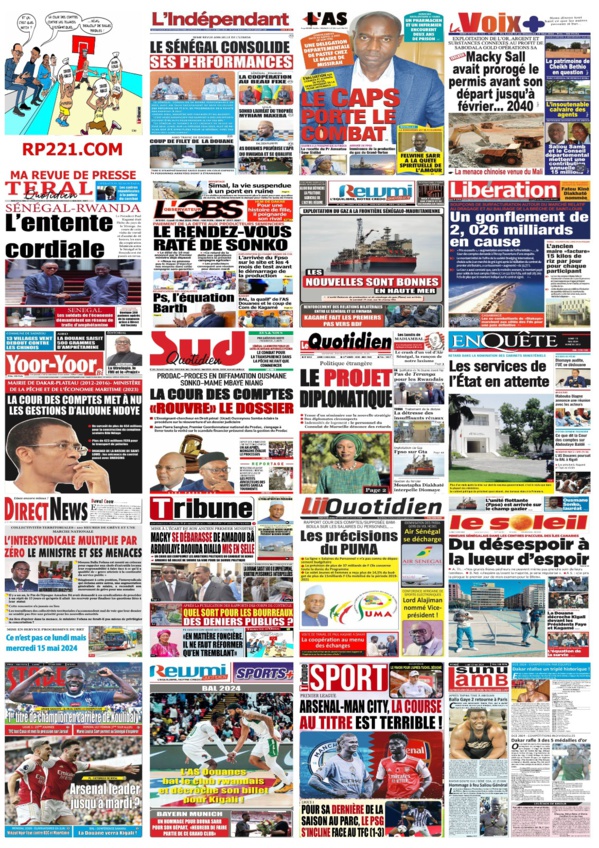 Mosaïque de Ma Revue de Presse