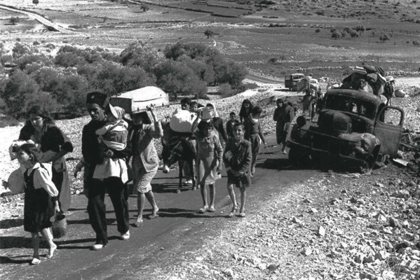 La Naqba, une catastrophe qui a consisté pour les Sionistes á expulser les Palestiniens de leurs terres en 1948.