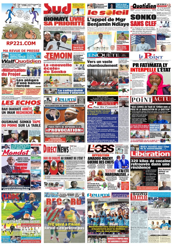 IMPACT - Les UNES de la presse du 21 mai 2024