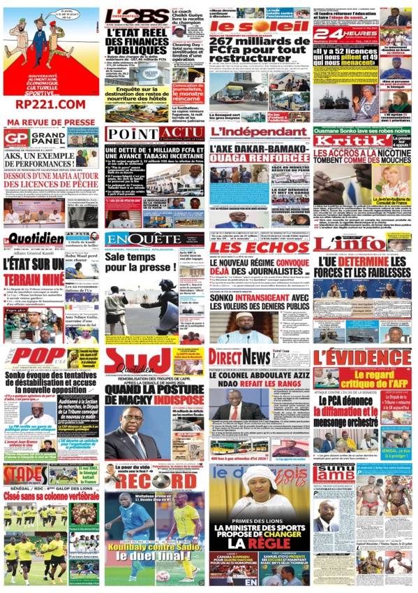 IMPACT - Les UNES de la presse du 31 mai 2024