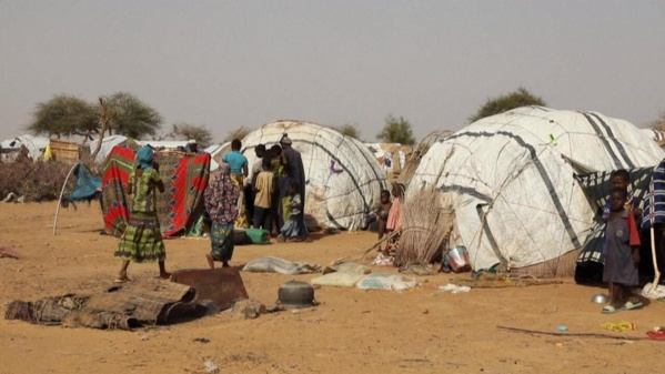 Un campement de réfugiés burkinabè