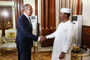 Sergueï Lavrov reçu à N'Djamena par le Président Mahamat Idriss Deby