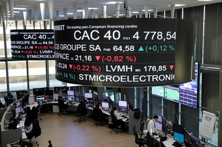 La Bourse de Paris recule, toujours vigilante sur la situation politique