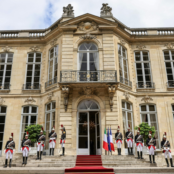 Hôtel Matignon à Paris. Bureaux et résidence du premier ministre français.