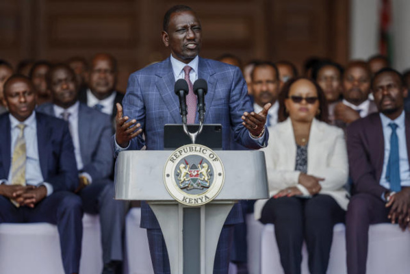 Le président kenyan William Ruto