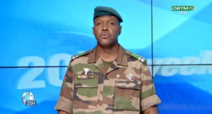 Le colonel Abdoulaye Maïga, porte-parole du gouvernement malien