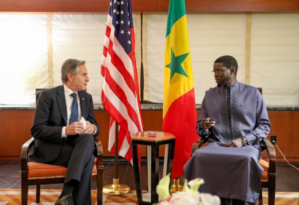 Le secrétaire d'Etat américain reçu en audience par le président sénégalais en marge de l'AG des Nations unies, le 24 septembre 2024 à New York