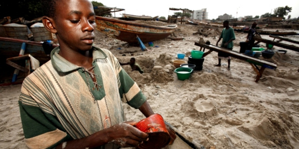 Sur un site d'orpaillage au Sénégal (photo La Tribune Afrique)