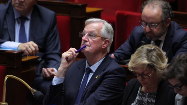 Barnier survit à sa première motion de censure à l'Assemblée grâce au RN