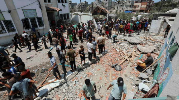 Au moins 22 personnes tuées lors d'une attaque israélienne sur une école de l'ONU dans la bande de Gaza